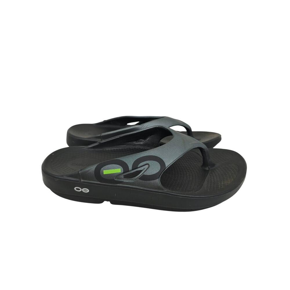 OOFOS Ooriginal Unisex Recovery Flip-Flops Thong Sandals Black M9 W11